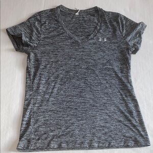 Under Armour Women's Gray V-Neck Top